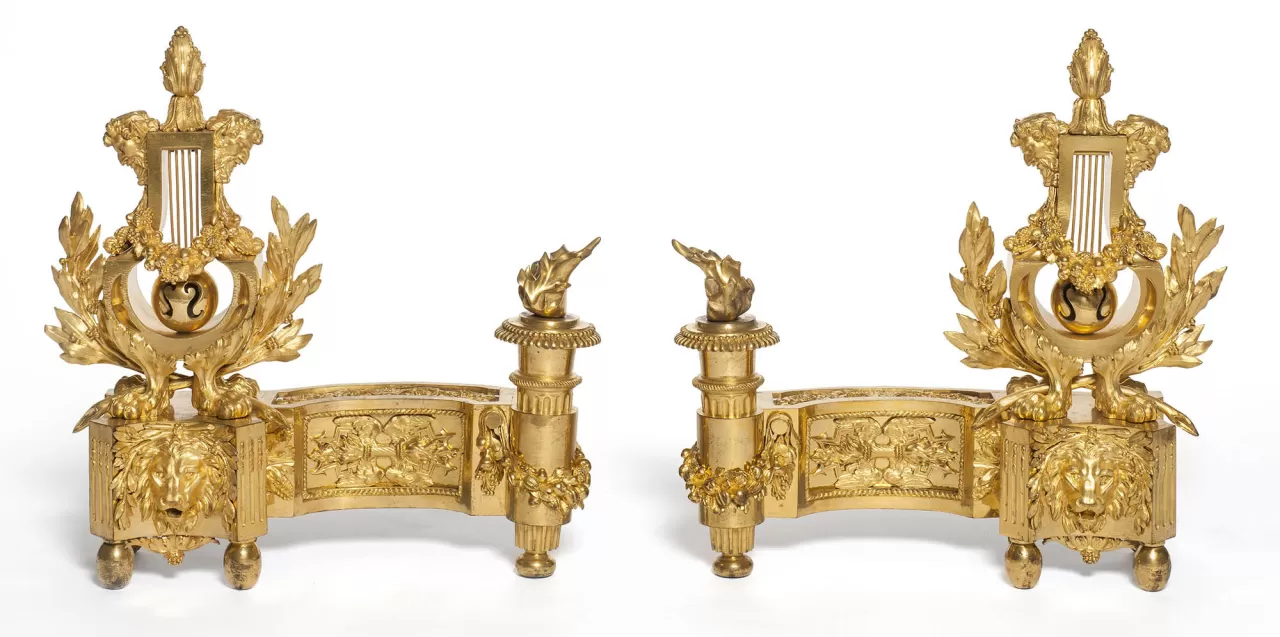 Paire de feux, Quentin-Claude Pitoin (bronzier), 1777